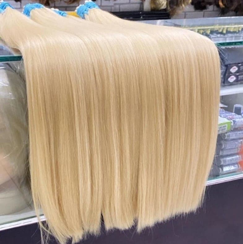 Cabelo natural loiro vietnamita