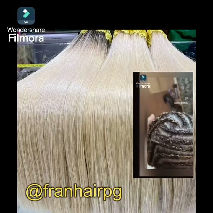 Cabelo Vietnamita 75 cm Venda atacado e varejo. O método de Colocação foi entrelace pos a nossa clemente está passando pela.trancisao capilar. Estenetodi é perfeito,e ajuda muito n