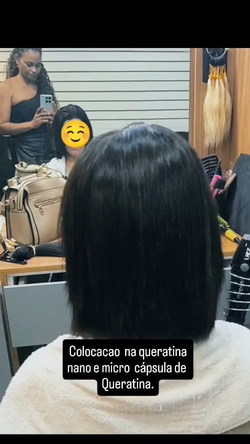 Colocacao de mega hair na queratina,nano e micro cápsula Cabelo Brasileiro 70cm. #megahair #megahairnaqueratina na