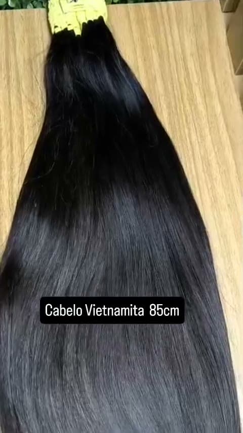 Cabelo Vietnamita 85cm #megahair #cabelohumanonatural #cabeloliso
