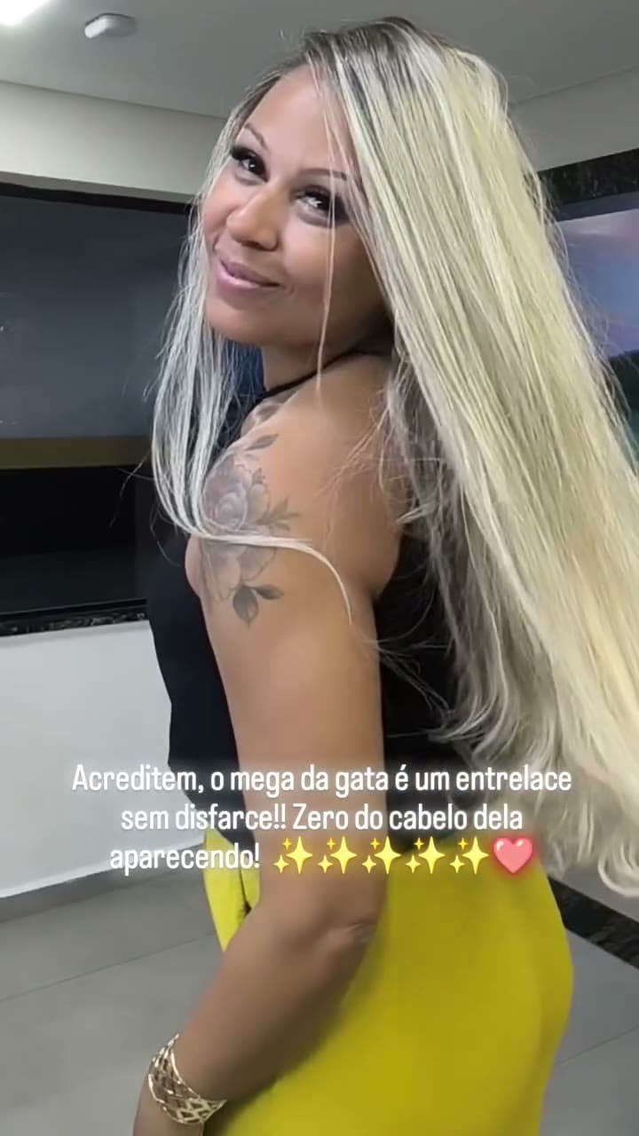 Mega hair , método entrelace sem disfarce!! Neste método é possível usar o cabelo que quiser, mesmo que seja totalmente incompatível com.o seu natural! #megahair #entrelace #entrel