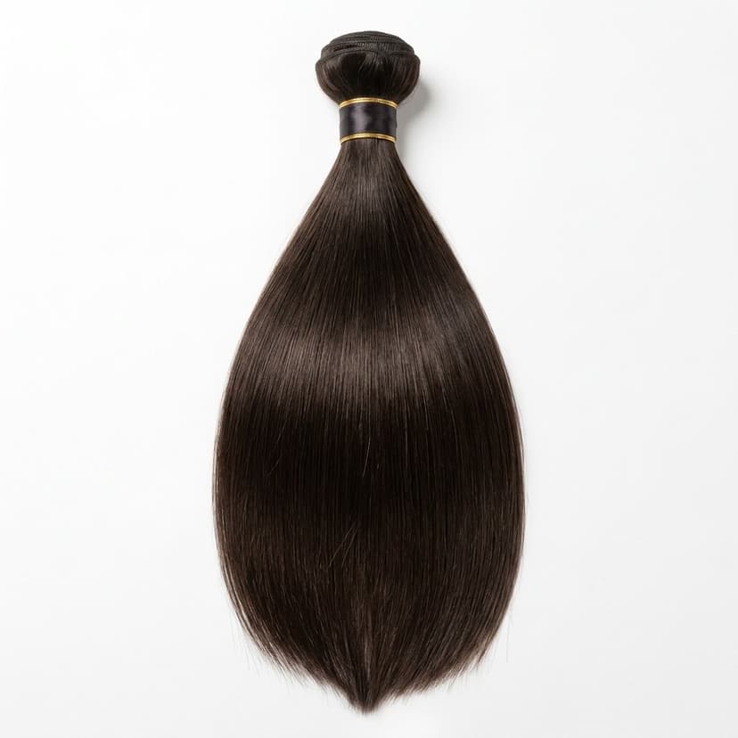 Cabelo Brasileiro Liso Castanho 65cm